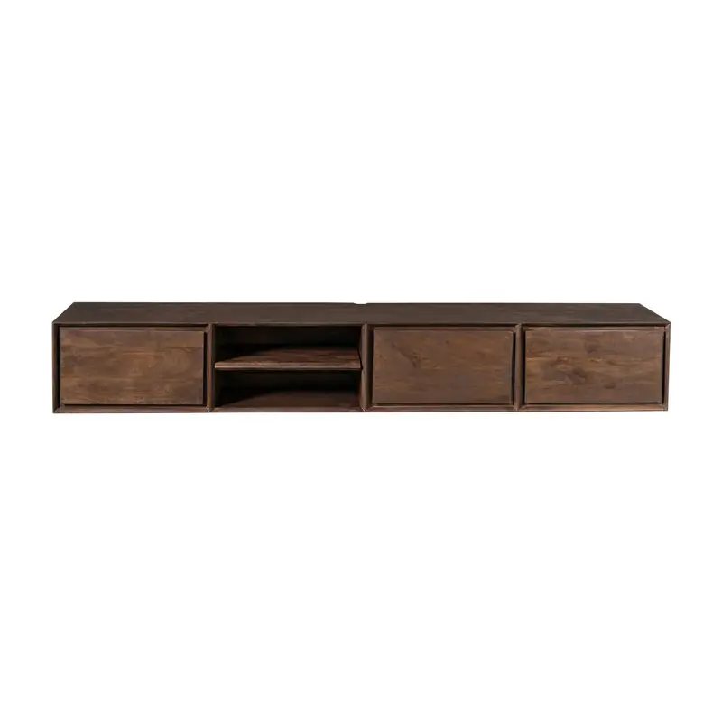 Zwevend tv-meubel Ambiance Bruin | 200 cm Exclusieve Aanbieding