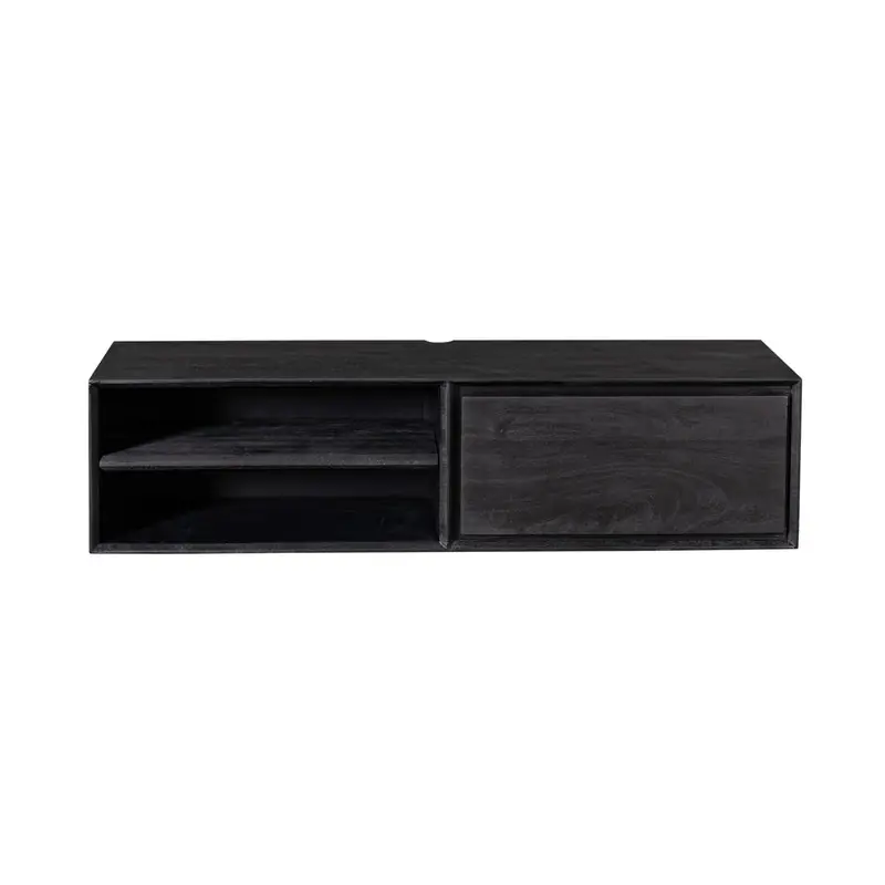 Plaats Bestelling Zwevend tv-meubel Ambiance Zwart | 120 cm