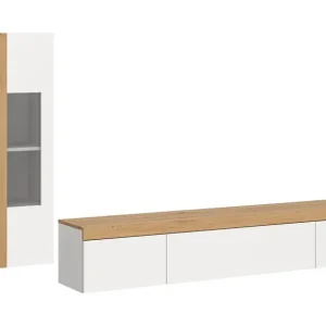 Gereduceerde Prijs Ruda Wandkast / Rek Systeem ca. 225x34x33 cm