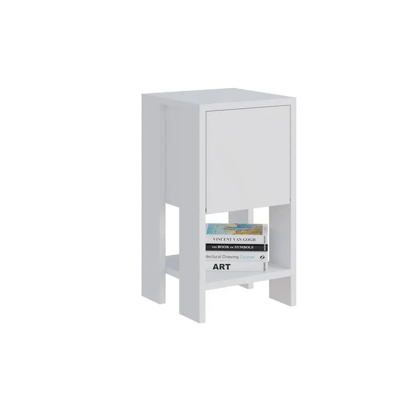 Nachtkastje 1 klapdeur H55 cm - EMA Budget