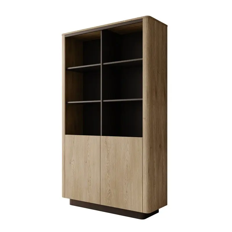 Meubella - Taywan - Boekenkast - Eiken - 113x38x190 cm Laatste Kans