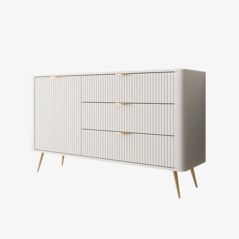 Meubella - Lima - Dressoir - Wit - 138 cm Betrouwbaar