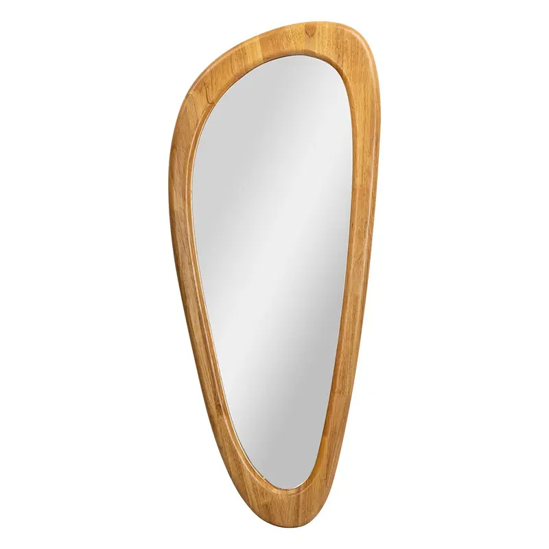 Organische Spiegel Fred - Hout 120cm Actieprijs