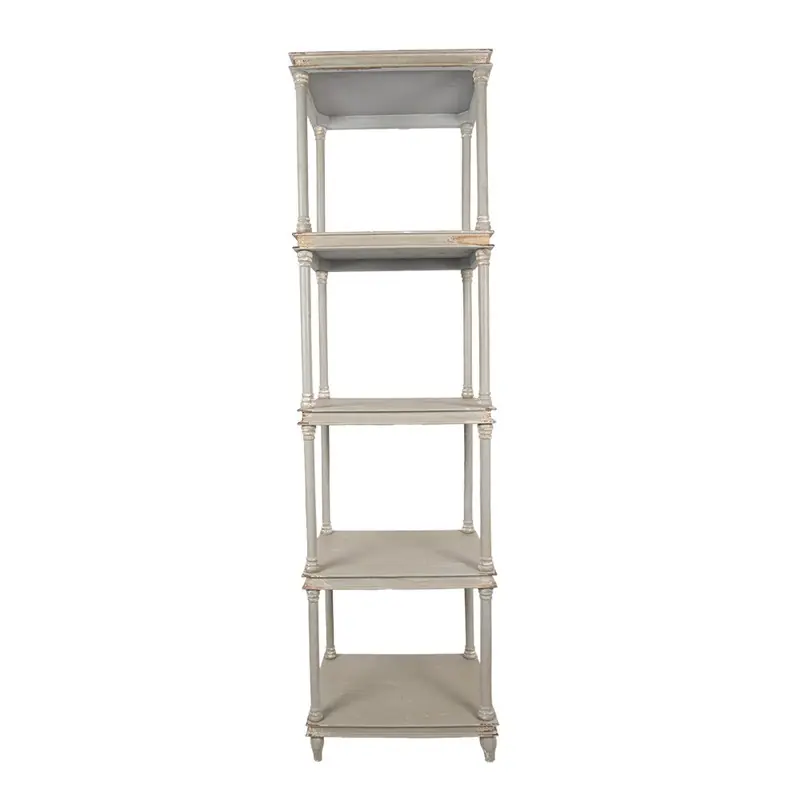 Uitverkoop Clayre & Eef Kast 55x40x210 cm Grijs Hout