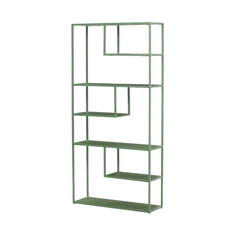 Koop Vandaag Jaxx metalen boekenkast groen - 164 x 80 cm