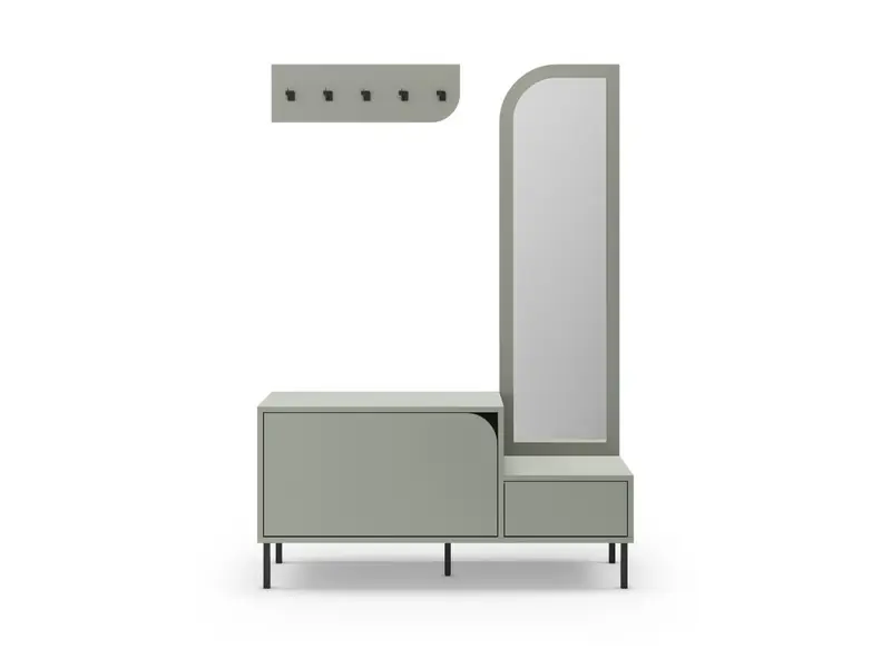 Marckeric - Schoenenkast Bea - Groen - 112x38.5x172cm Nieuw Model