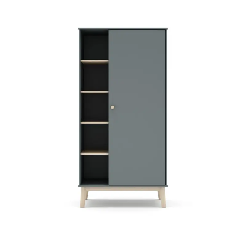 Marckeric - Kleerkast Esteban - Groen - 90x52x181cm Exclusieve Aanbieding