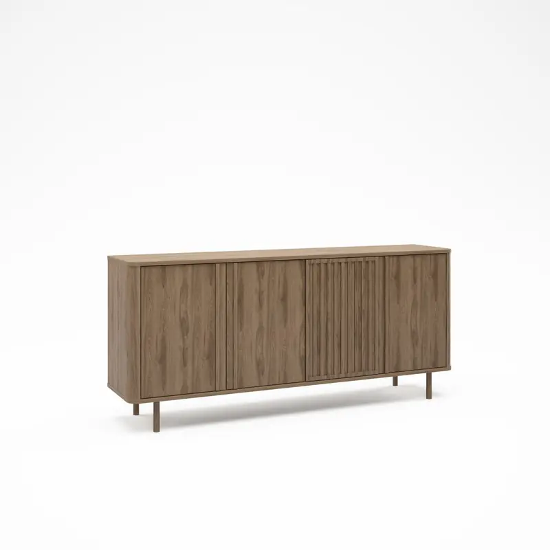 Marckeric - Dressoir Salma - Bruin - 180x40x80cm Rechtstreeks Van De Fabrikant