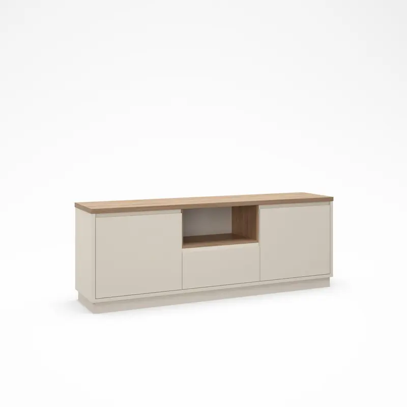 Beperkt Aanbod Marckeric - Tv-meubel Loreta - Beige - 161x40x55cm