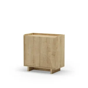 Exclusieve Aanbieding Marckeric - Dressoir Daira - Bruin - 80x40x80cm