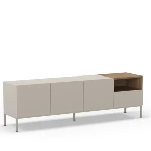 Bestel Nu Marckeric - Tv-meubel Cailin - Beige - 180x42x55cm