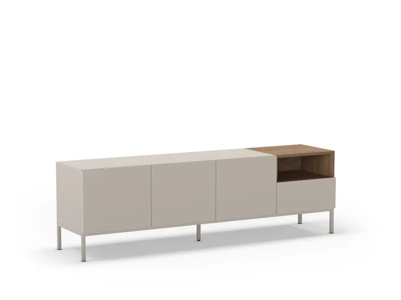 Bestel Nu Marckeric - Tv-meubel Cailin - Beige - 180x42x55cm
