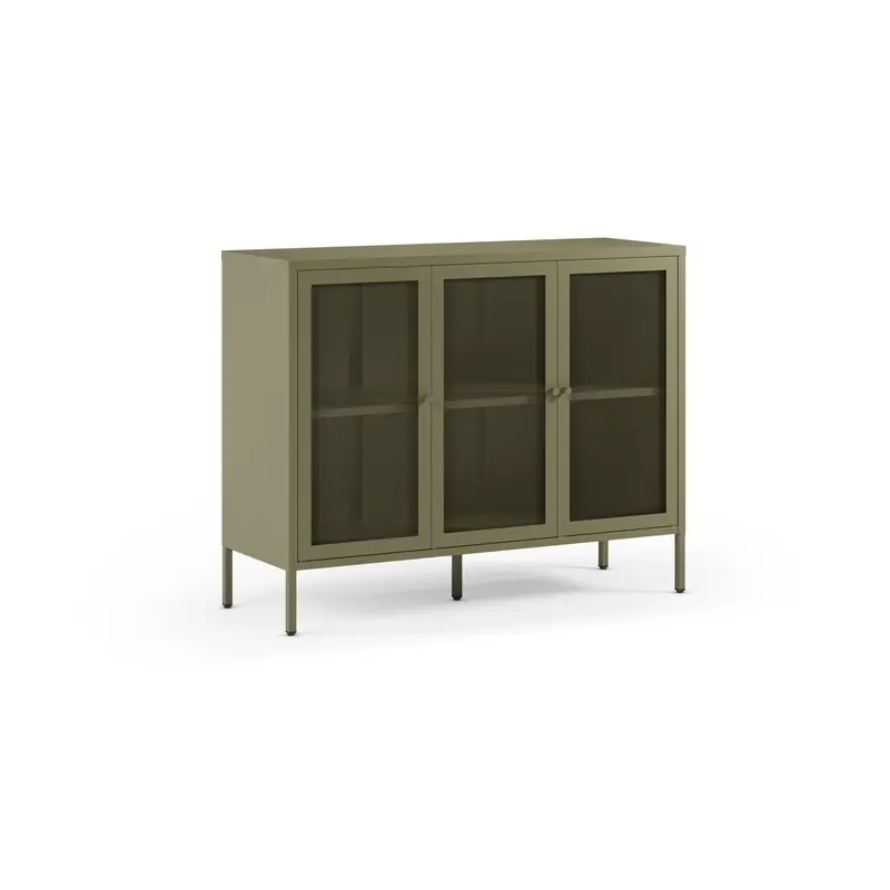 Exclusieve Aanbieding Marckeric - Dressoir Fayna - Groen - 121x40x90cm