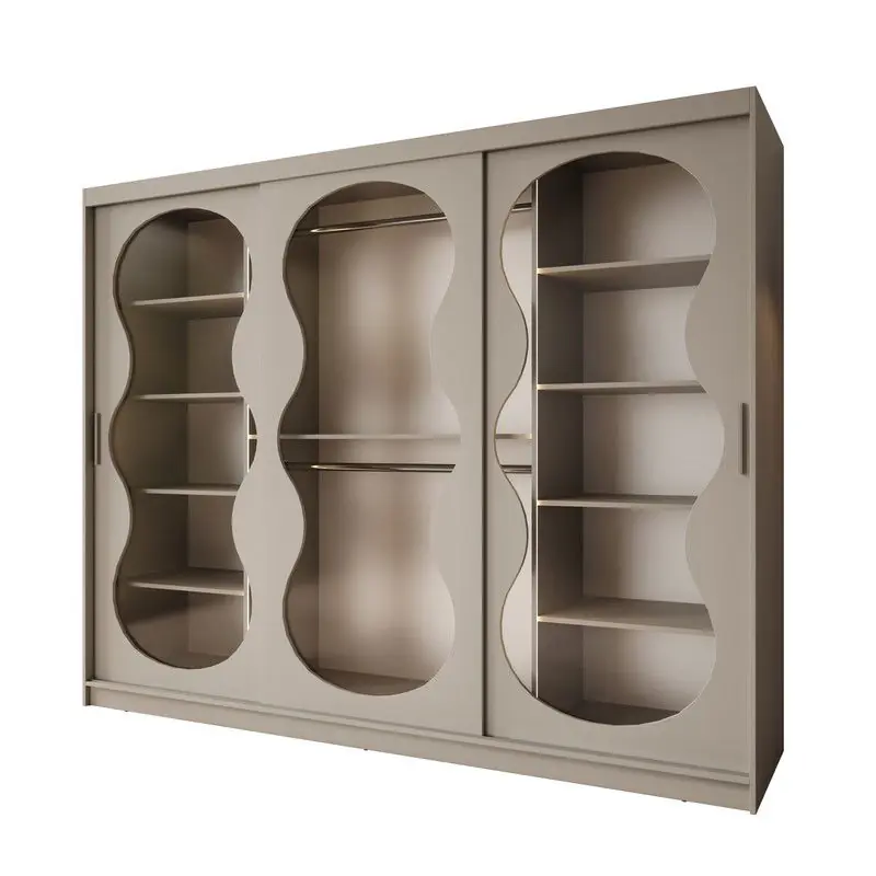Premium Meubella - Kledingkast Bunaro - Beige - 250 cm