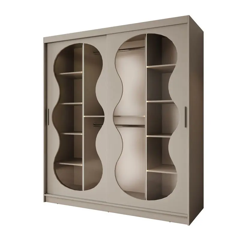 Meubella - Kledingkast Bunaro - Beige - 180 cm Shop Nu