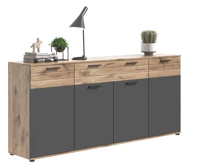 Mason dressoir 4 deuren, 1 lade eik decor / Dressoir Mason Bulkbestelling