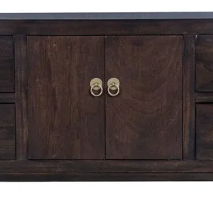 Hoge Kwaliteit Fine Asianliving Chinese TV Kast Bruin Earthy Brown - Orientique