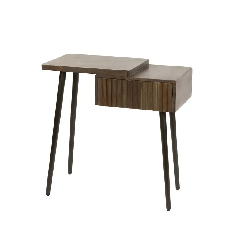 Topkwaliteit Nachtkastje Bruin Acaciahout - 60x30x61cm - Carve Links