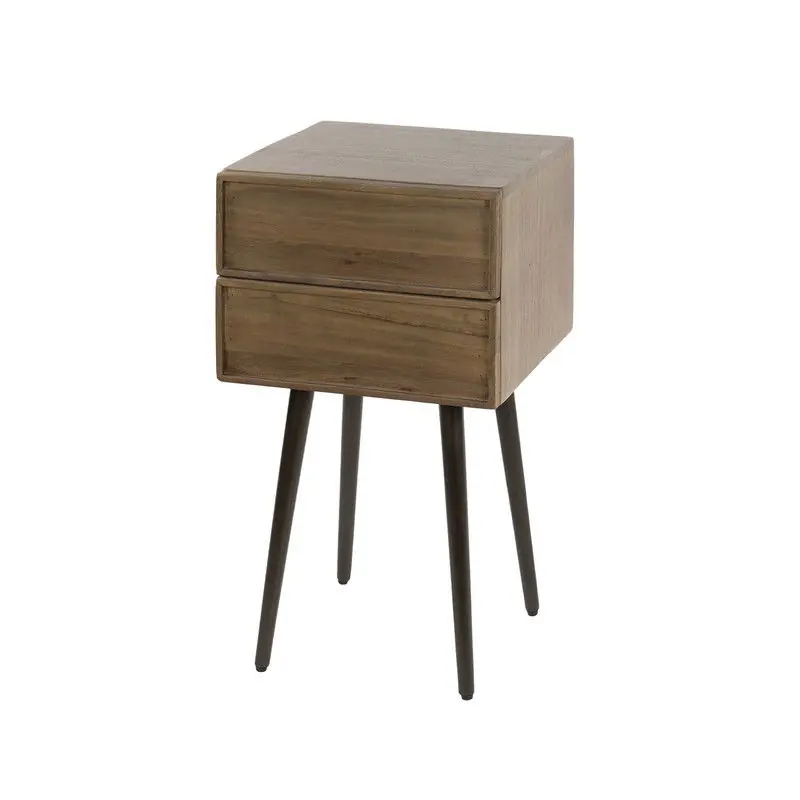 Budget Nachtkastje Bruin Acaciahout - 35x35x61cm - Frame