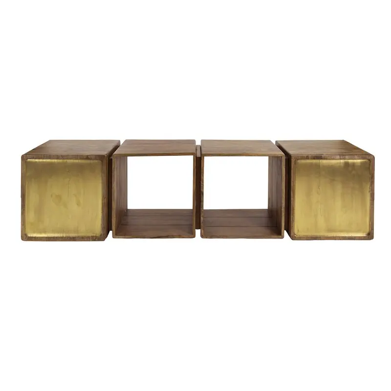 Bulkbestelling Dressoir Naturel Hout - 169x36x41cm - Brass