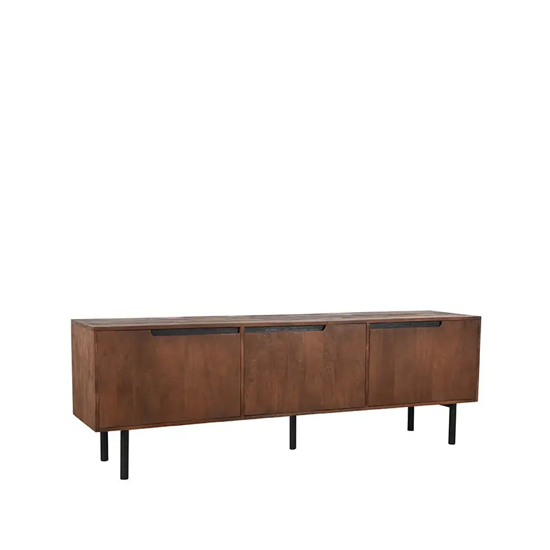 LABEL51 Tv-meubel Rio - Espresso - Mangohout - Tv-Meubel 180 cm Snelle Levering