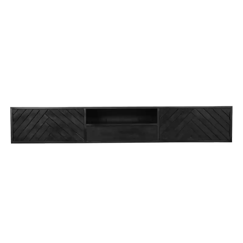 Plaats Bestelling Starfurn - Tv meubel New York - Zwart - 35x200x33 cm