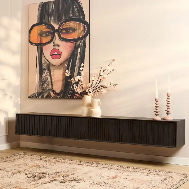 Starfurn - Tv meubel Madison - Zwart - 35x240x30 cm Limited Edition