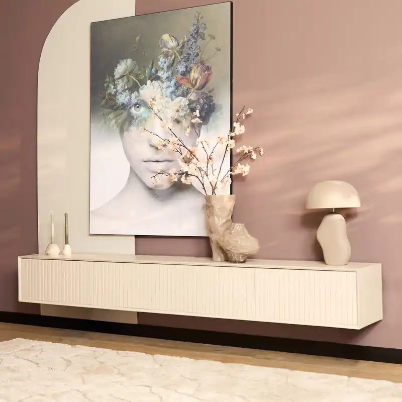 Populair Starfurn - Tv meubel Madison - Beige - 35x240x30 cm