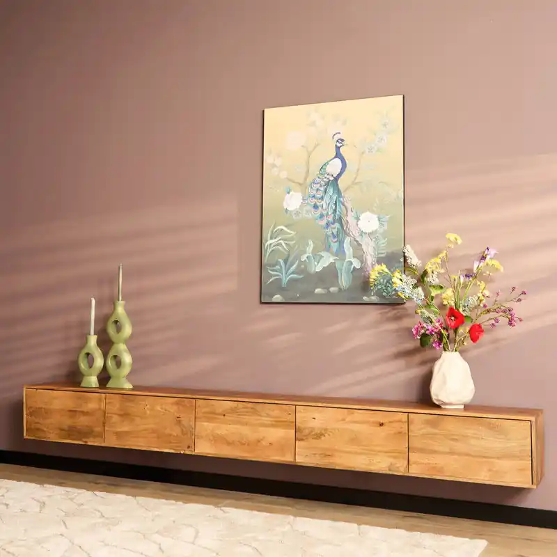 Goedkoop Starfurn - Tv meubel Vision - Bruin - 30x280x35 cm