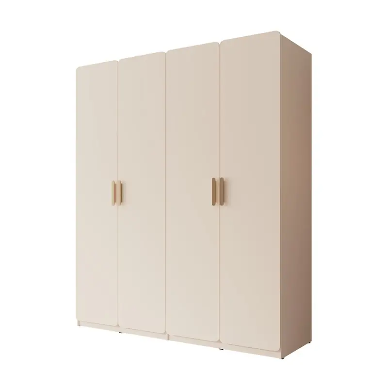 Meubella - Luzon - Kledingkast 4 deurs - Beige - 179x58x210 cm Wereldwijde Verzending