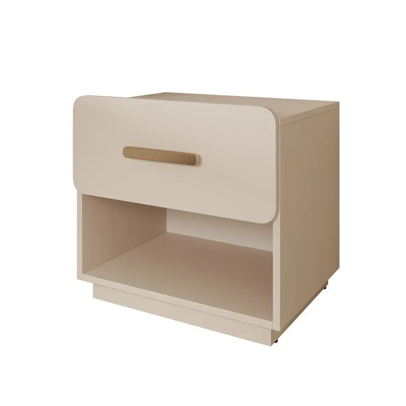 Modern Meubella - Luzon - Nachtkastje set van 2 - Beige