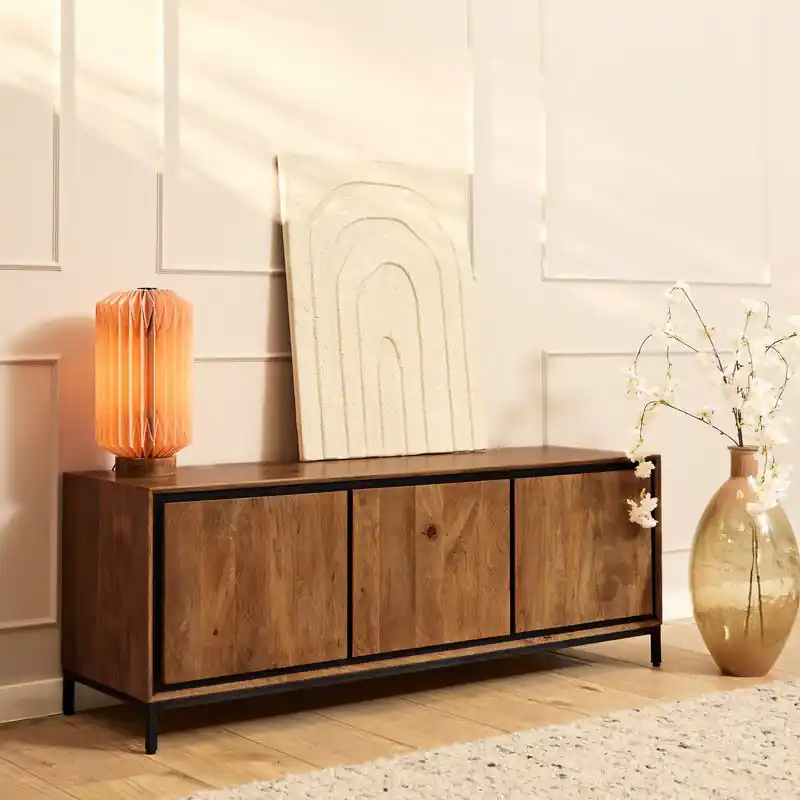 Starfurn - Tv meubel RichWood - Bruin - 45x150x55 cm Plaats Bestelling