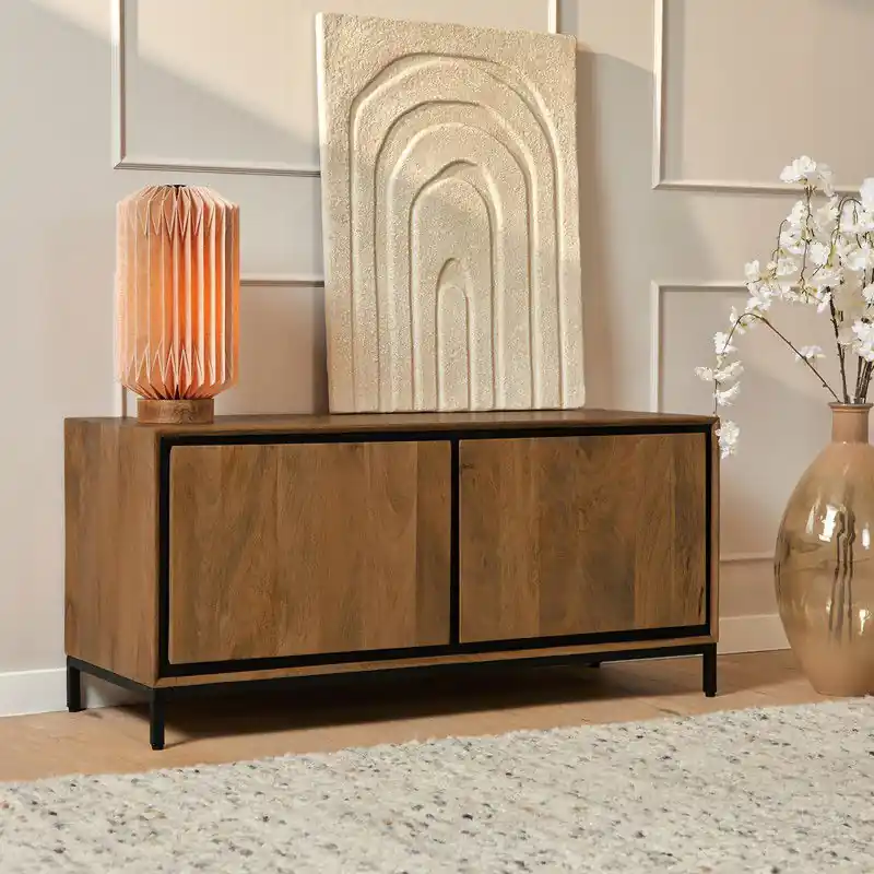 Direct Beschikbaar Starfurn - Tv meubel RichWood - Bruin - 45x120x55 cm