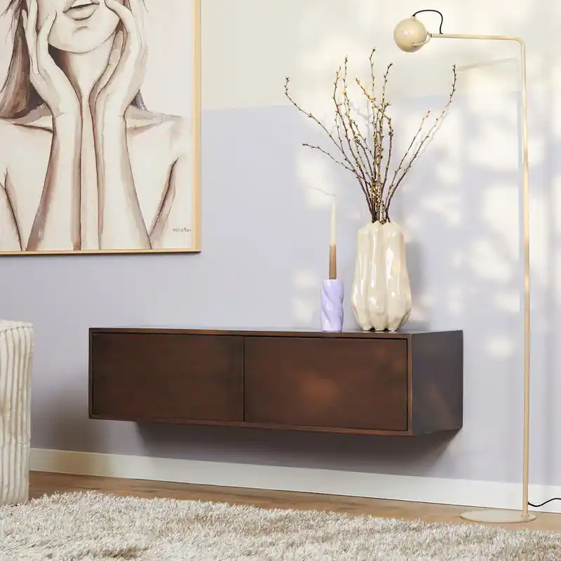 Hete Deal Starfurn - Tv meubel Vision - Bruin - 30x120x35 cm