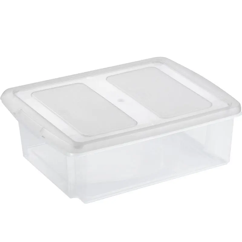 Sunware opslagbox - 17L - transparant - 45 x 36 x 14 cm - met deksel - Opbergbox Beperkte Voorraad
