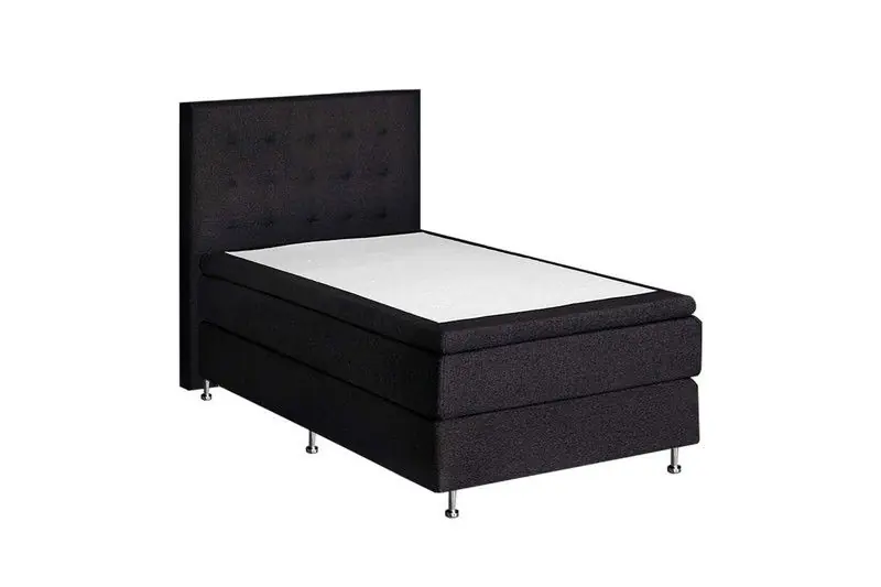 Larson - Boxspring Oslo - Donkergrijs - 80x200 Exclusief