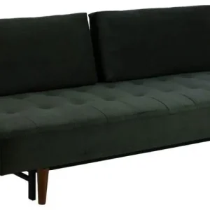 Origineel Slaapbank - Donkergroen Stof - 200x105x83cm - Stenhed