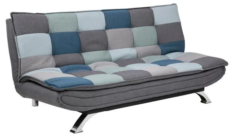 Slaapbank - Multi Kleur Stof - 196x98x91cm - Grona Beste Prijs