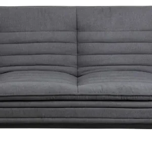 Finale Uitverkoop Slaapbank 3-Zits - Donkergrijs Stof - Zithoogte 41cm - 196x98x91cm - Nico