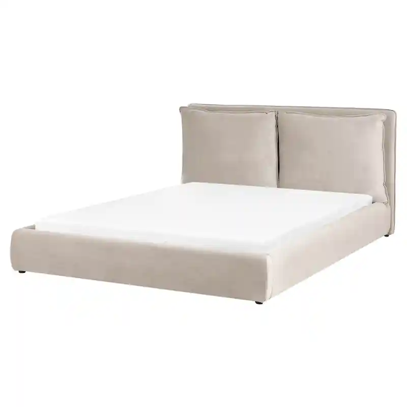 Rechtstreeks Van De Fabrikant BAJONNA - Waterbed - Taupe - 160 x 200 cm - Stof