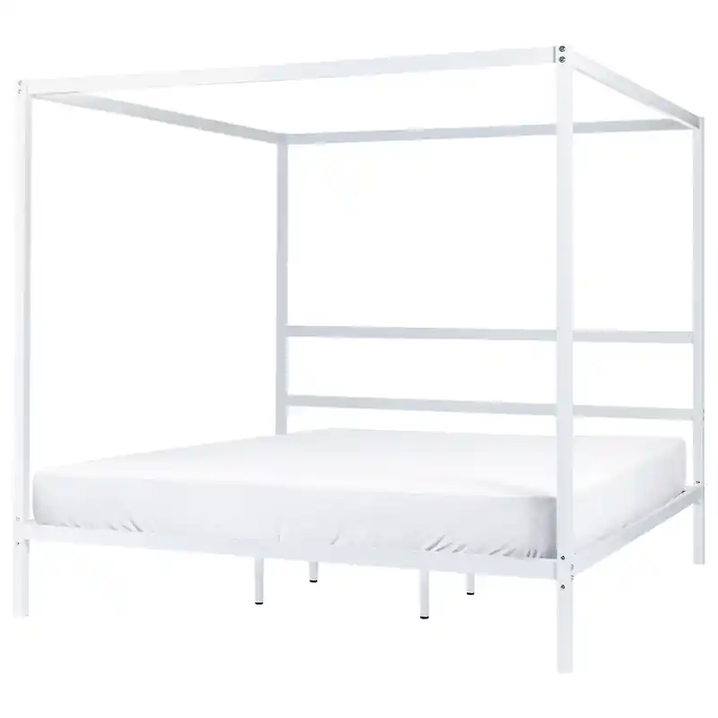 Alleen Vandaag LESTARDS - Hemelbed - Wit - 180 x 200 cm - Staal