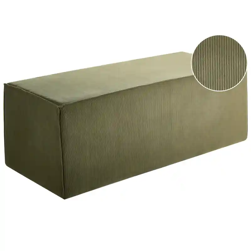 VINITA - Poef - Donkergroen - Corduroy Exclusief