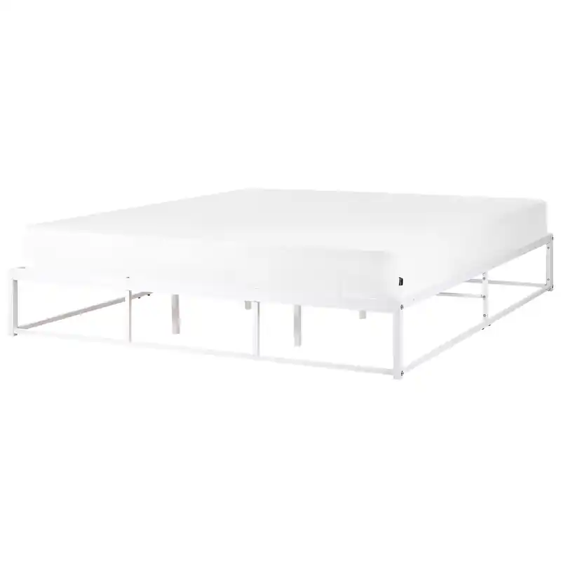 VIRY - Tweepersoonsbed - Wit - 180 x 200 cm - Metaal Bulkbestelling