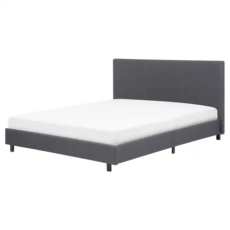 ALBI - Tweepersoonsbed - Grijs - 160 x 200 cm - Polyester Limited Edition