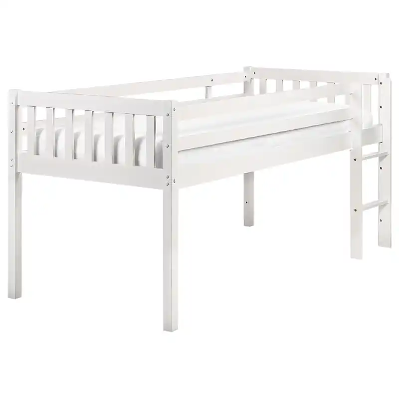 Weekendaanbieding PEIPIN - Kinderbed - Wit - 90 x 200 cm - Hout