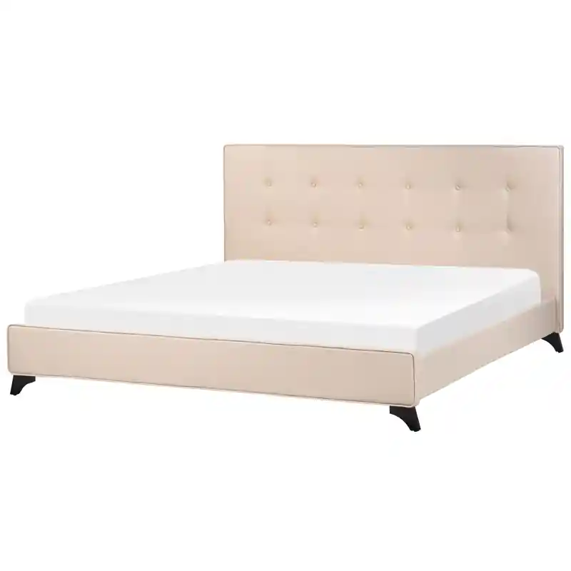 AMBASSADOR - Tweepersoonsbed - Beige - 180 x 200 cm - Polyester Professioneel