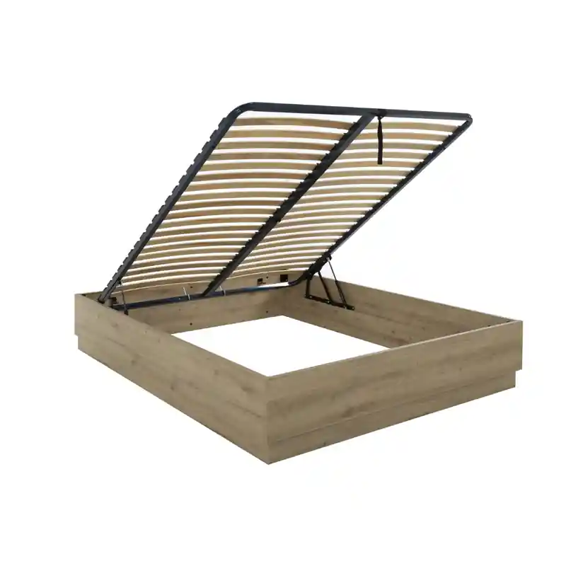 Opbergbed 160 x 200 cm eikendecor - TIDY Koop Vandaag