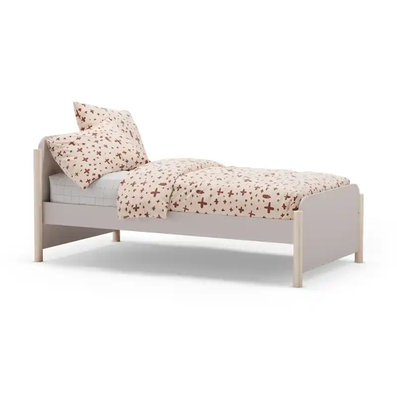 Bed 90x190 cm met afgeronde vormen - DAPHNÉ Handgemaakt