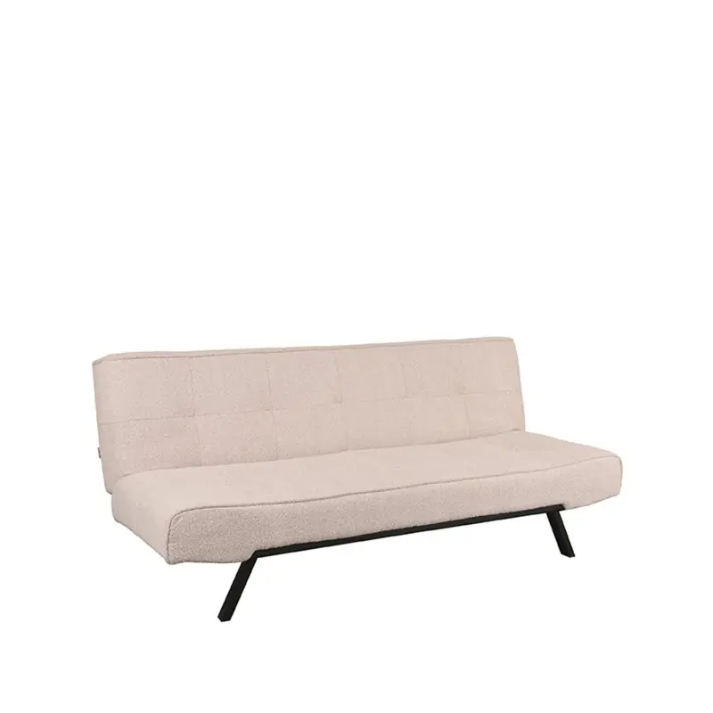 Garantie Inbegrepen LABEL51 Slaapbank King - Naturel - Boucle - King | Zwarte Poot