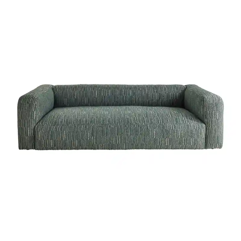 Bank in groene stof L252 cm - MADISSON Koop Vandaag